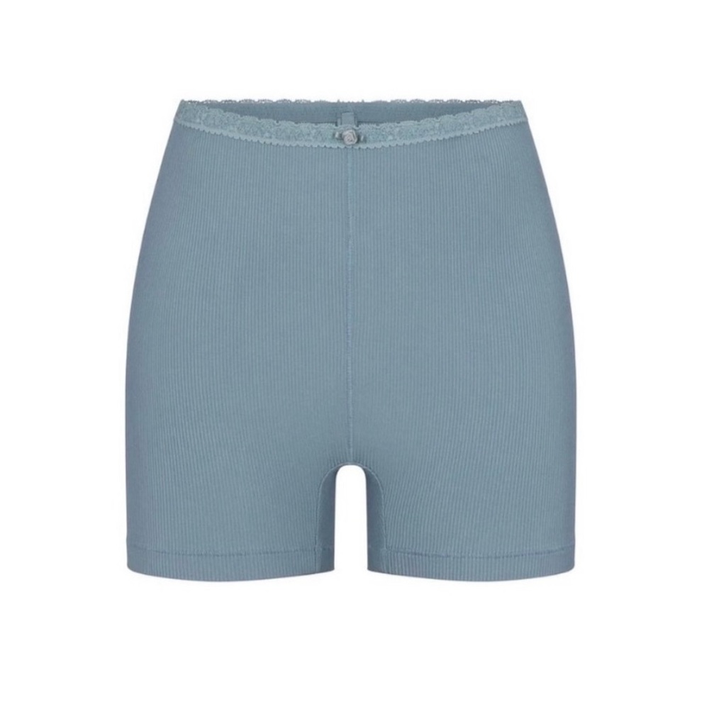 Skims Soft Lounge Lace Short - Arctic